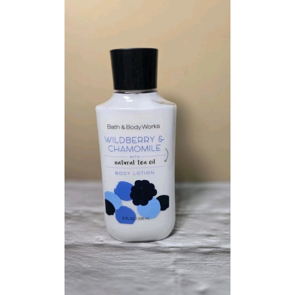 Bath And Body Works Wildberry & Chamomile With Natural Tea Oil Body Lotion 8 Oz